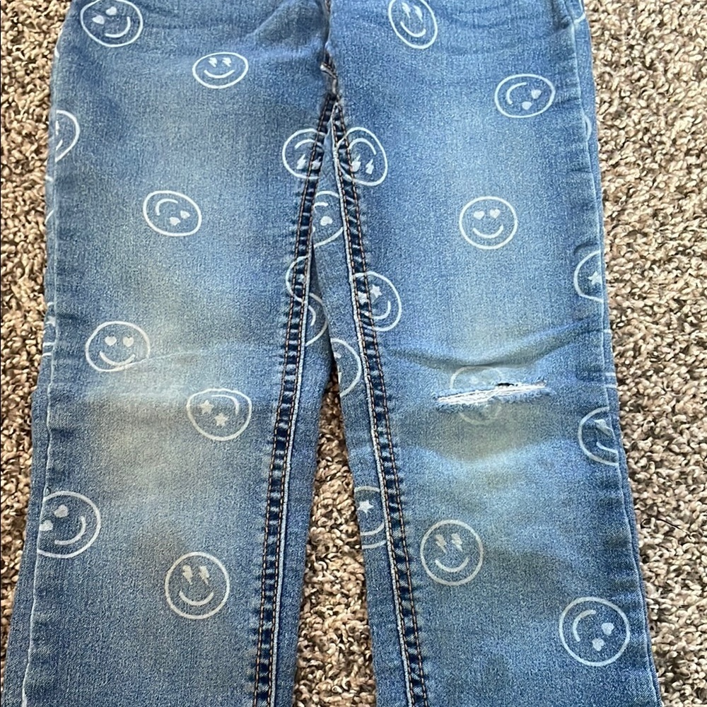 Wonder Nation Denim Smiley Face Jegging Jeans - Picture 8 of 8